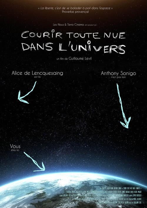 Постер: Courir toute nue dans l'univers