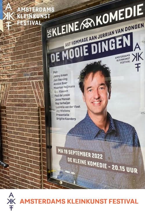 Постер: De Mooie Dingen: Hommage aan Jurrian van Dongen