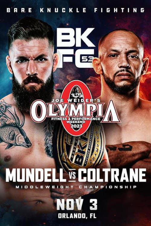 Постер: BKFC 53: Mundell vs Coltrane