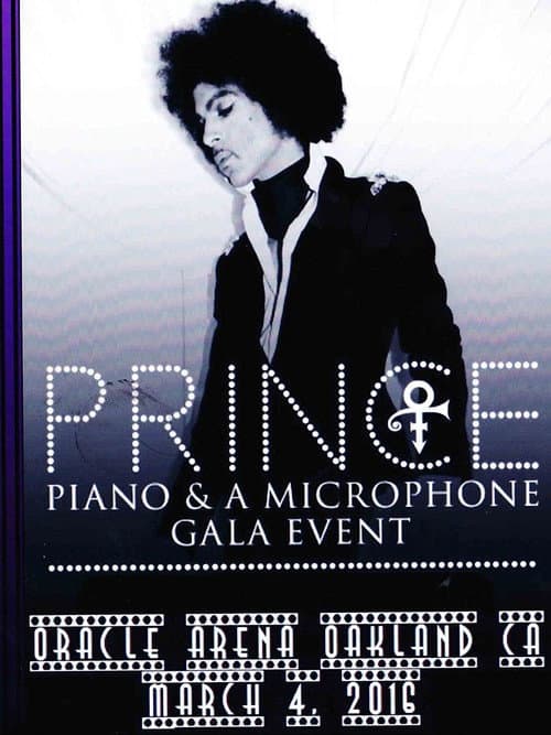 Постер: Prince: Piano and a Microphone Tour