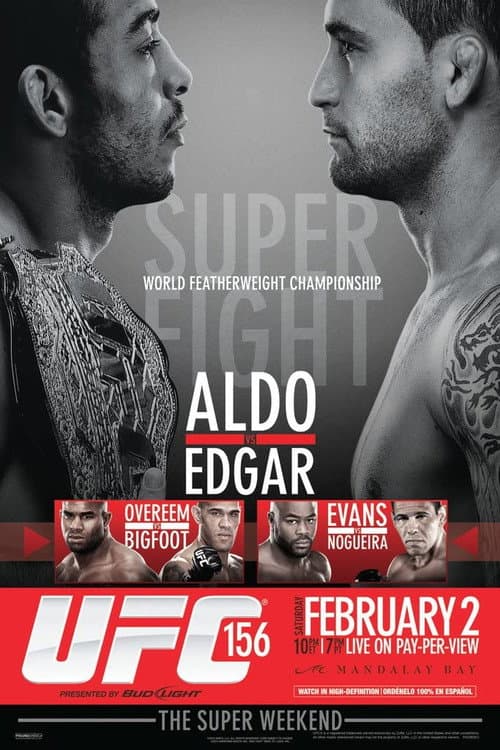 Постер: UFC 156: Aldo vs. Edgar