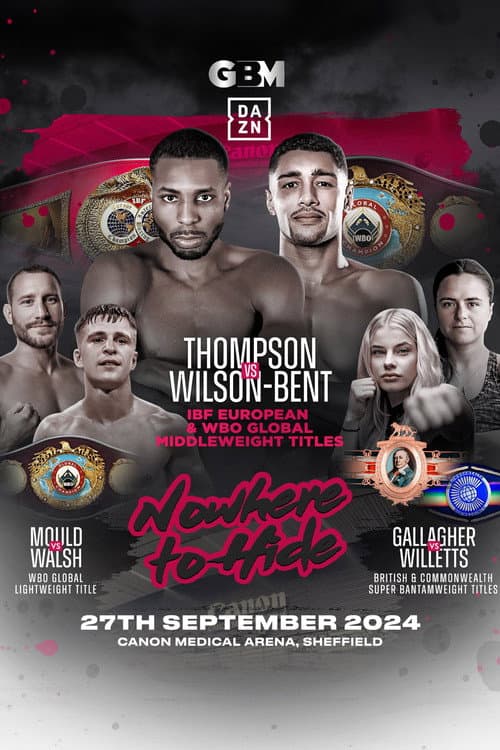 Постер: Shakiel Thompson vs. River Wilson-Bent
