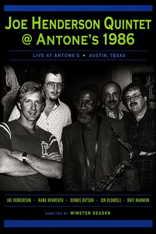 Постер: Joe Henderson Quintet @ Antone's 1986