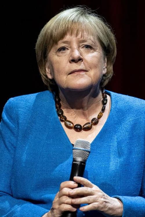 Постер: Angela Merkel im Gespräch