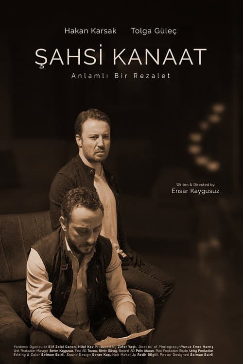 Постер: Şahsi Kanaat
