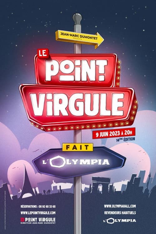 Постер: Le Point Virgule fait l'Olympia - 14e édition
