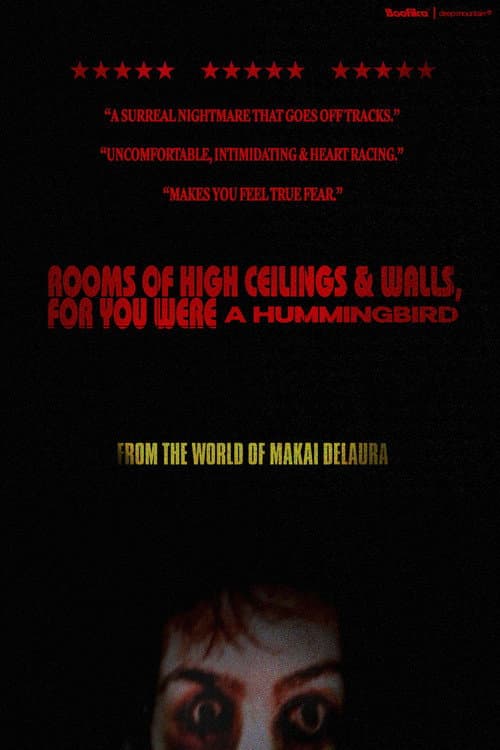 Постер: Rooms of High Ceilings & Walls, For You Were a Hummingbird.