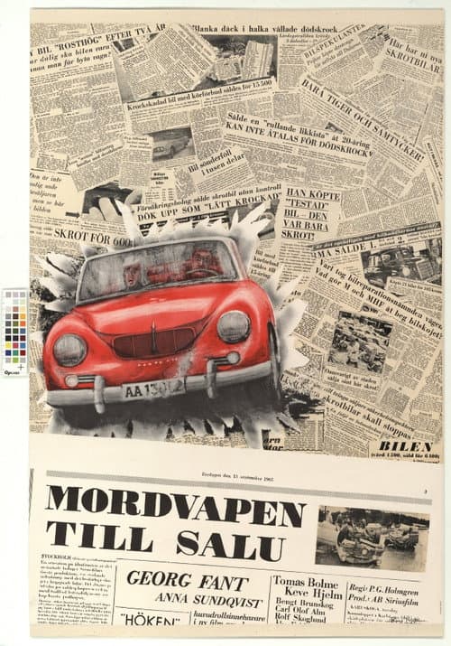 Постер: Mordvapen till salu