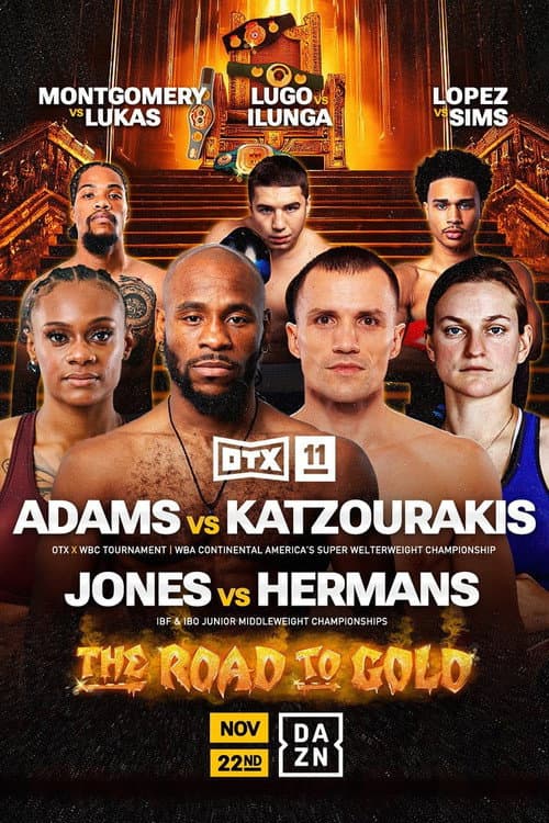 Постер: Brandon Adams vs. Andreas Katzourakis