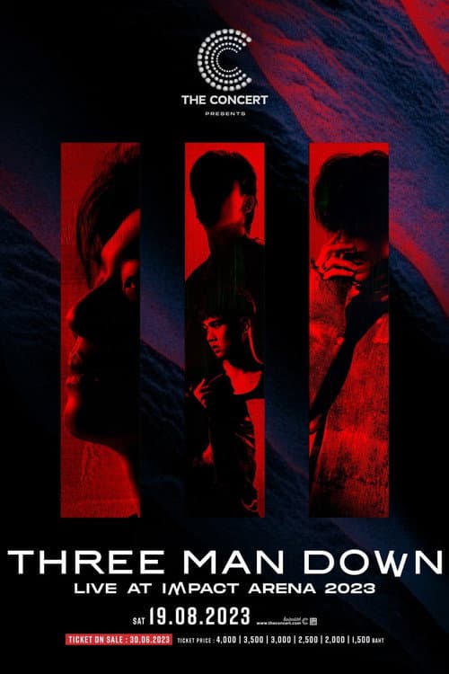 Постер: Three Man Down Live At Impact Arena 2023
