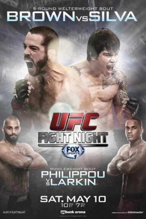 Постер: UFC Fight Night 40: Brown vs. Silva