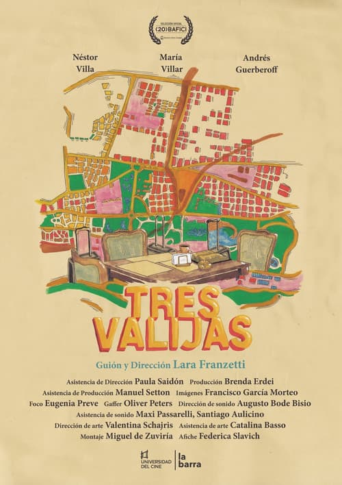 Постер: Tres valijas
