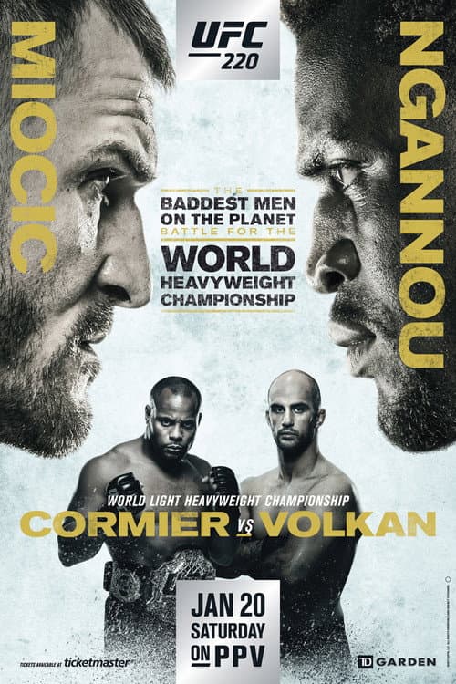 Постер: UFC 220: Miocic vs. Ngannou