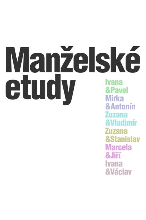 Постер: Manželské etudy