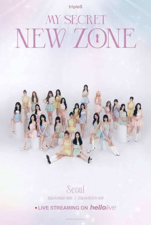 Постер: tripleS OT 24 Concerts in Asia My Secret New Zone in Seoul