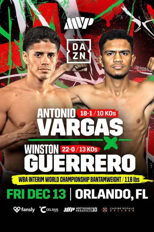 Постер: Antonio Vargas vs. Winston Guerrero