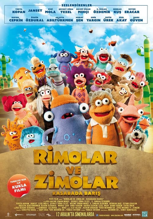 Постер: Rimolar ve Zimolar: Kasabada Barış