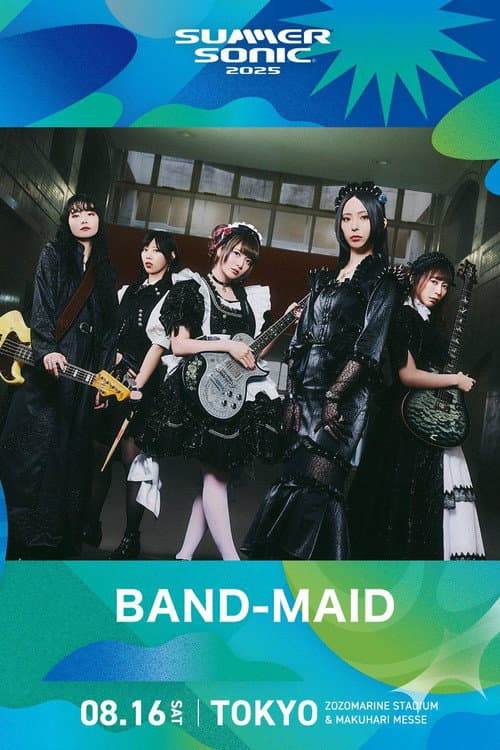 Постер: Band-Maid Live at Summer Sonic Tokyo 2025