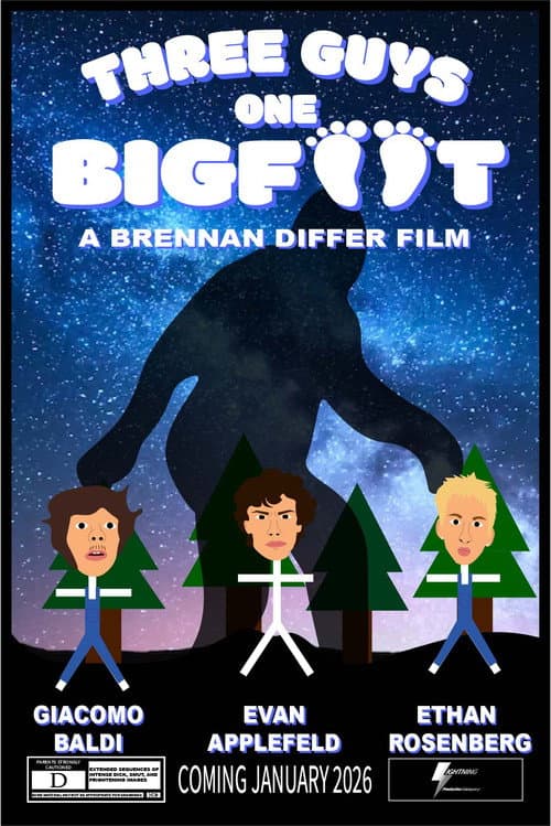 Постер: Three Guys, One Bigfoot