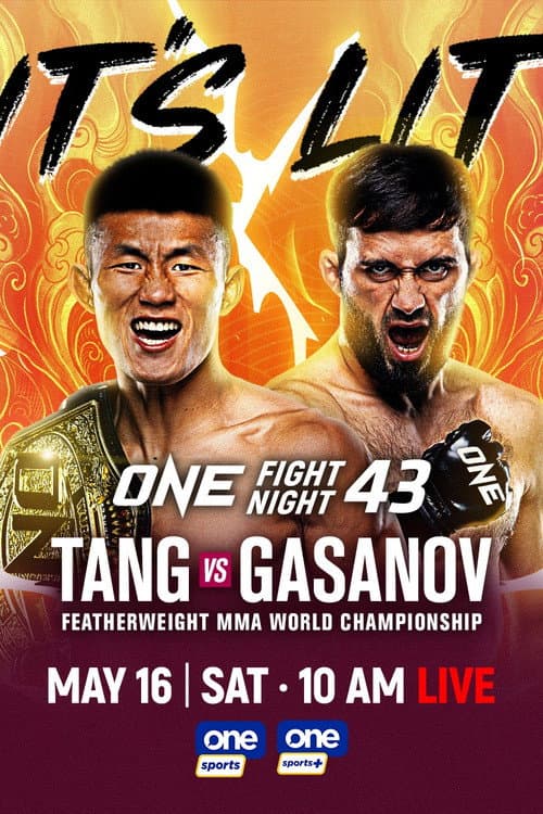 Постер: ONE Fight Night 43: Tang vs. Gasanov