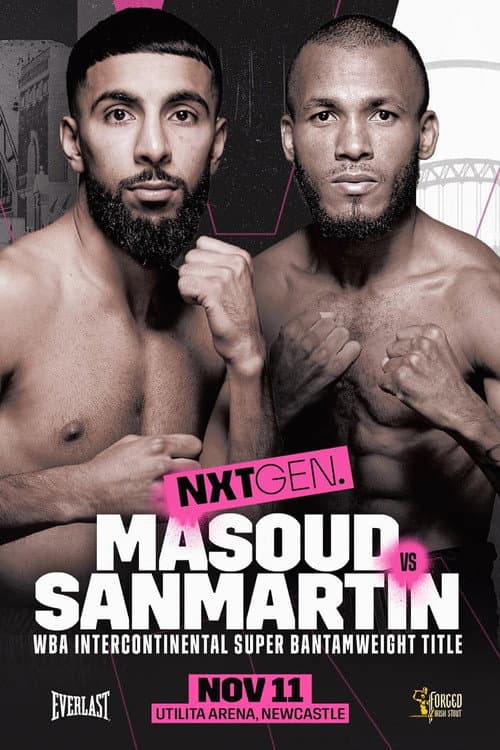 Постер: Shabaz Masoud vs. Jose Sanmartin