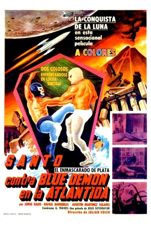 Постер: Santo contra Blue Demon en la Atlántida