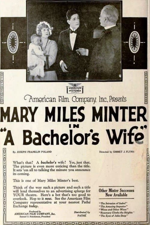 Постер: A Bachelor's Wife