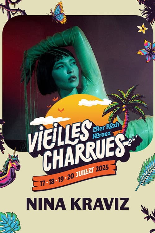 Постер: Nina Kraviz en concert aux Vieilles Charrues 2025