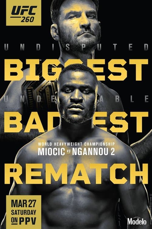 Постер: UFC 260: Miocic vs. Ngannou 2
