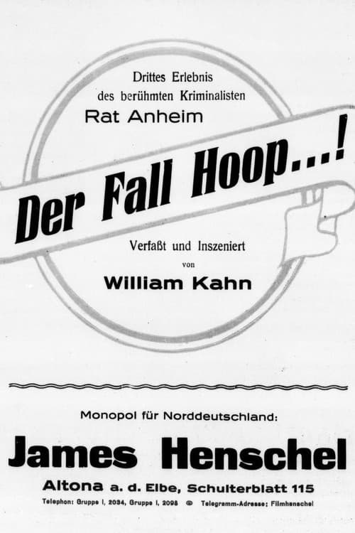 Постер: Der Fall Hoop...!