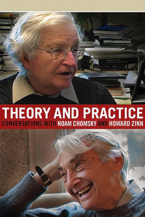 Постер: Theory and Practice: Conversations with Noam Chomsky and Howard Zinn