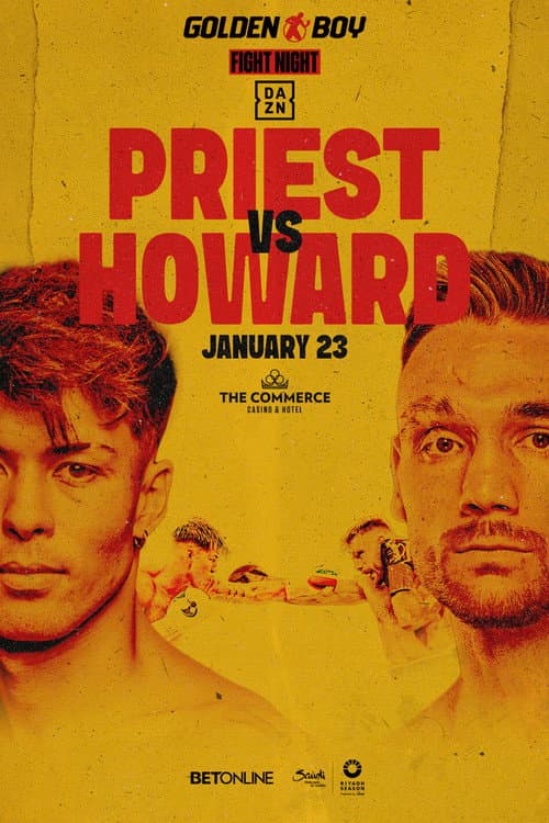 Постер: Eric Priest vs. Tyler Howard