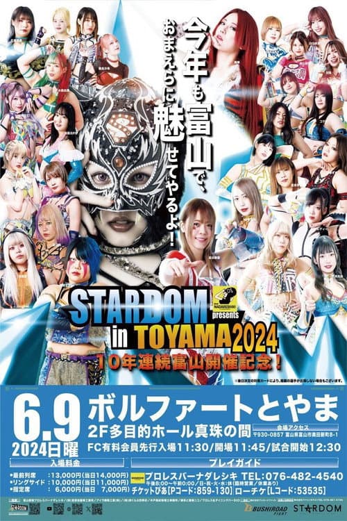 Постер: 『プロレスバー ナダレシキ Presents STARDOM in TOYAMA 2024』