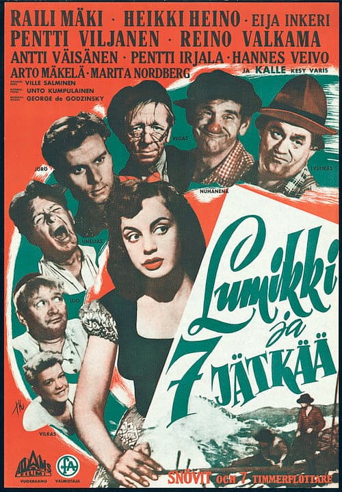 Постер: Lumikki ja 7 jätkää