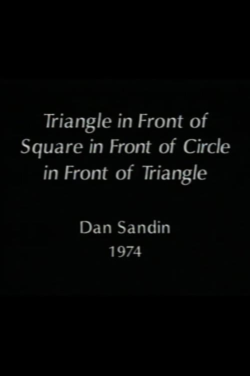 Постер: Triangle in Front of Square in Front of Circle in Front of Triangle