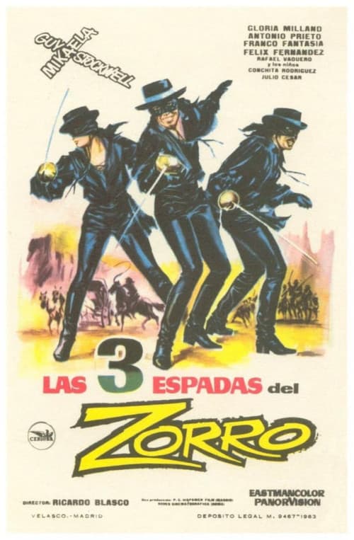 Постер: Le tre spade di Zorro