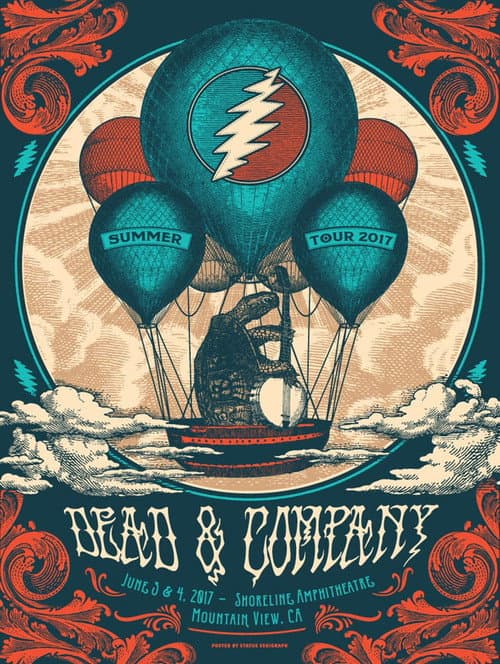 Постер: Dead & Company: 2017.06.03 - Shoreline Amphitheatre - Mountain View, CA