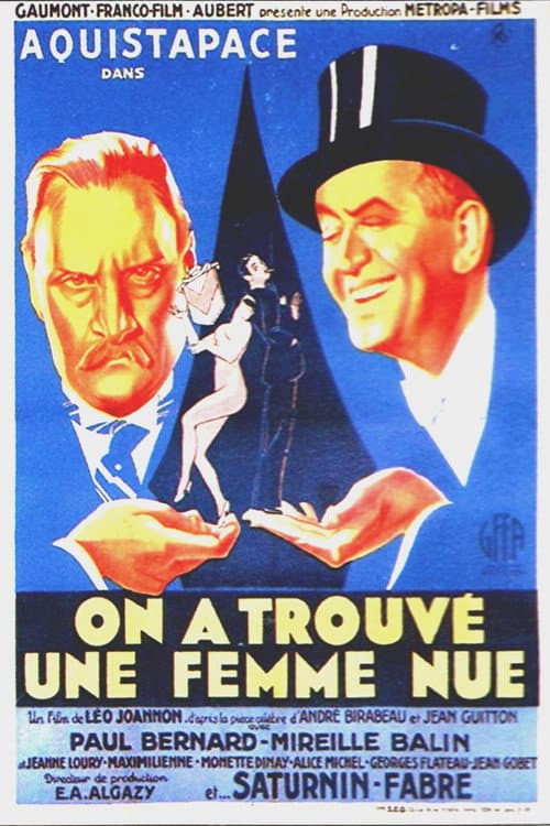 Постер: On a trouvé une femme nue