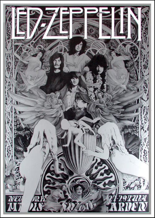 Постер: Led Zeppelin - Madison Square Garden