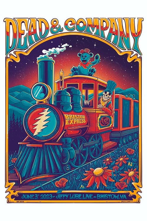 Постер: Dead & Company: 2023-06-03 Jiffy Lube Live, Bristow, VA
