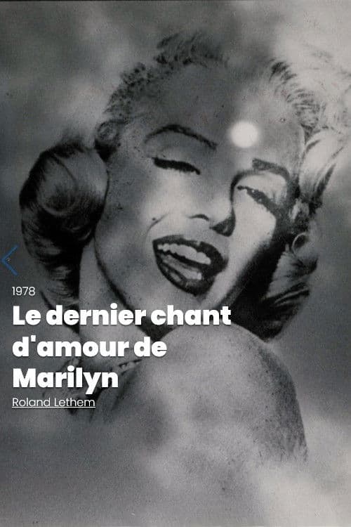 Постер: Le dernier chant d'amour de Marylin