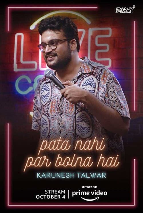 Постер: Pata Nahi Par Bolna Hai: A Comedy Special by Karunesh Talwar