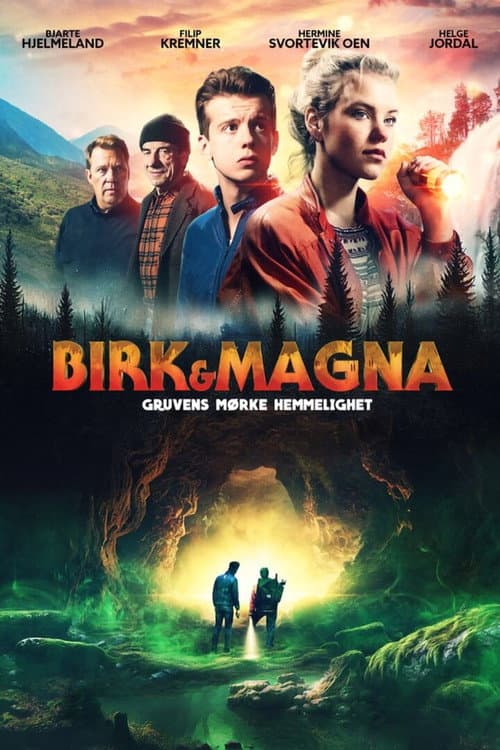 Постер: Birk & Magna - Gruvens mørke hemmelighet