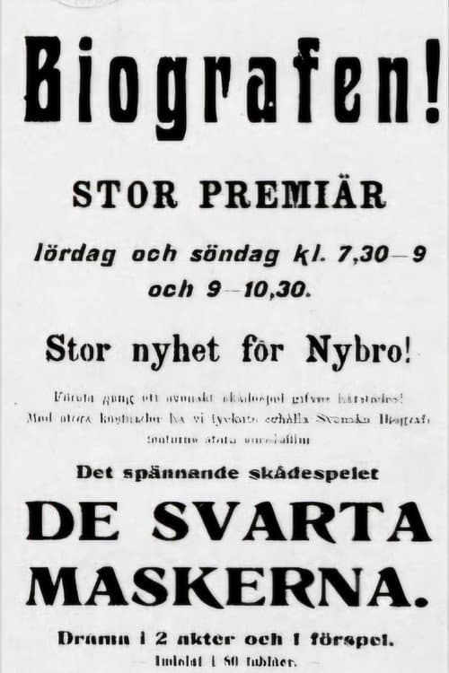 Постер: De svarta maskerna