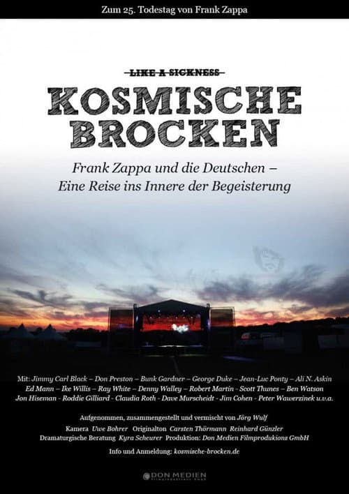 Постер: Kosmische Brocken - Frank Zappa und die Deutschen