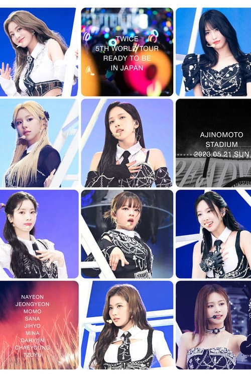 Постер: TWICE 5TH WORLD TOUR 'READY TO BE' in JAPAN