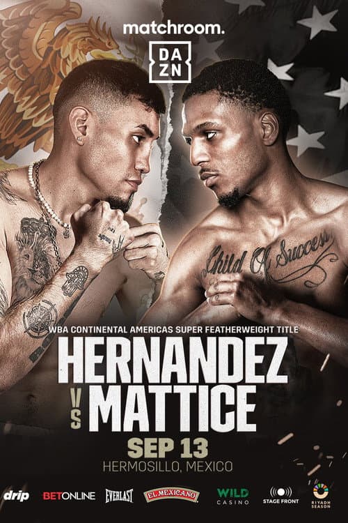Постер: Eduardo Hernandez vs. Thomas Mattice