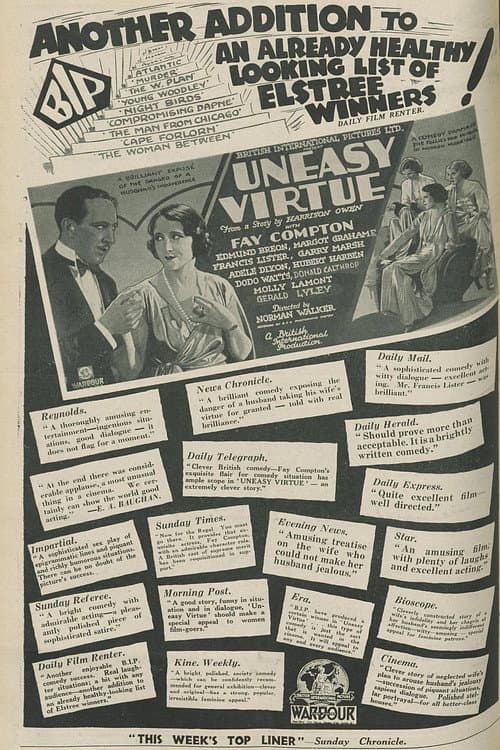 Постер: Uneasy Virtue