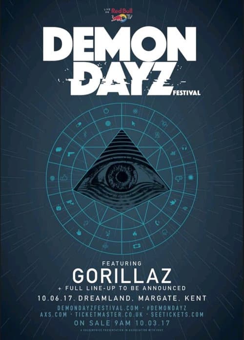 Постер: Gorillaz: Demon Dayz Festival