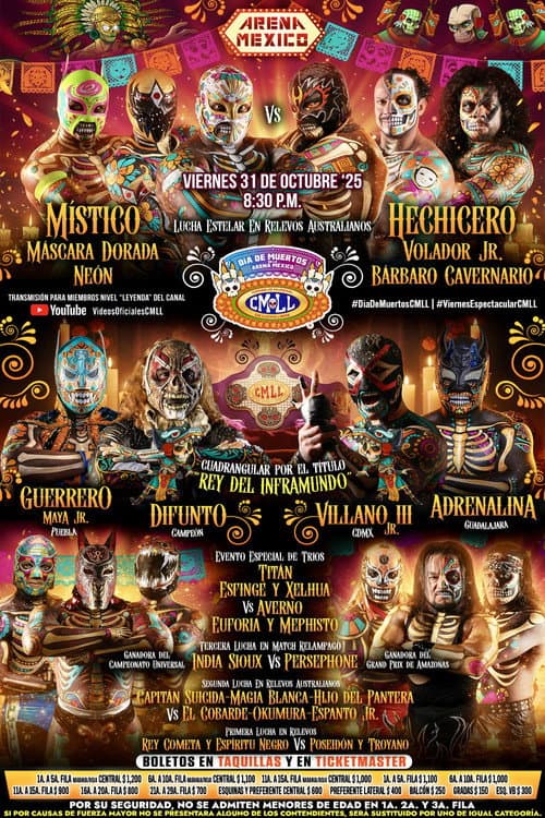 Постер: CMLL Dia De Muertos Viernes Espectacular